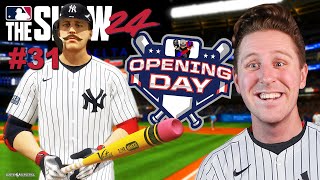 MY FIRST EVER OPENING DAY  MLB The Show 24  Road to the Show 31 [upl. by Ycak]