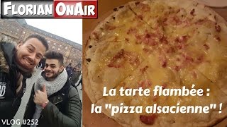 La tarte flambée  la quotPIZZA ALSACIENNEquot  VLOG 252 [upl. by Yboj]