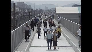 名鉄 蒲郡線蒲郡－蒲郡競艇場前 間 高架橋ウォーキング【20005愛知県蒲郡市】 [upl. by Yajiv]