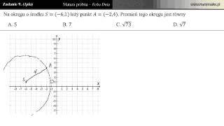 Zadanie 9  Matura próbna 05032013 Echo Dnia [upl. by Lamaaj]