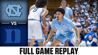 North Carolina vs Duke Full Game Replay  202324 ACC Men’s Basketball [upl. by Niveg]