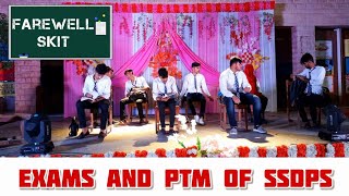 Exams and school PTM of 11th class of SSDPS  Funny skit for farewell  farewellskit g1 [upl. by Normandy438]