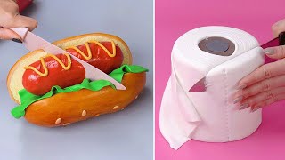 Awesome 3D Realistic Cake Decoration Ideas  So Yummy Fondant Cake Decorating Recipe [upl. by Rebeka53]