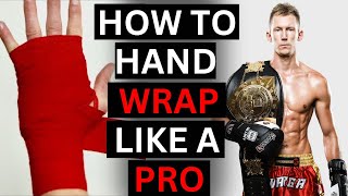 How To Wrap Hands 2 Minutes [upl. by Llewoh]