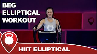 Beg Elliptical Class  HIIT Elliptical Trainer Workout  Fitscope Studio [upl. by Chuipek]