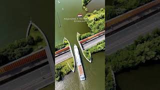 Veluwemeer Aquaduct  Netherlands 🇳🇱 short veluwemeeraquaduct netherlands zelletravel travel [upl. by Berhley]