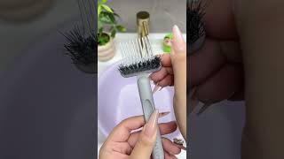 Cleaning hair brushes asmr asmr asmrsounds [upl. by Eckhardt]