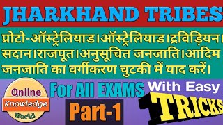 Jharkhand Tribe GK Part1Classification Of TribesProtoAustraloidAustraloid Dravidianसदानआदिम [upl. by Hewart129]