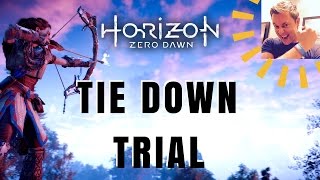 Horizon Zero Dawn  Tie Down Trial Guide Greatrun Hunting Grounds [upl. by Leihcey85]