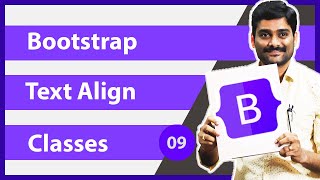 Bootstrap Text Align Classes  Bootstrap5 Tutorial 09 [upl. by Antipus]