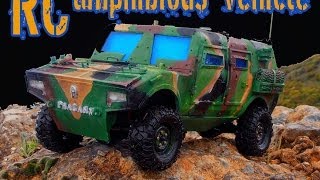 RC AMPHIBIOUS LIGHT ARMORED VEHICLE  the PHALANX [upl. by Gorton]