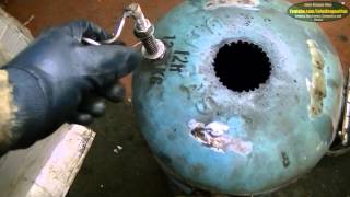 Waste Oil Buring water heater pt2 [upl. by Elbag]