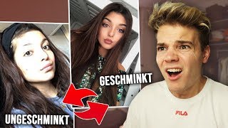 GESCHMINKT vs UNGESCHMINKT Zuschauer Edition 😳🔥 [upl. by Tal647]