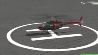 FSX  Bell 206B Helicopter AutoPilot [upl. by Arahsit]