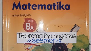 Teorema Pythagoras  Asesemen 1 Matematika SMP kelas 8 kurikulum Merdeka [upl. by Panayiotis]