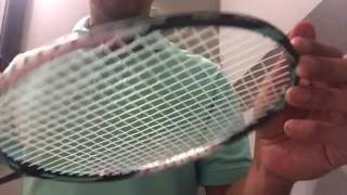 Badminton Stringing Sound Check Victor w 24 lbs [upl. by Kristopher]