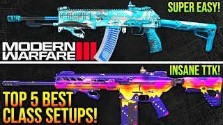 Modern Warfare 3 Top 5 BEST META CLASS SETUPS To Use MW3 Best Weapons [upl. by Oicinoid]