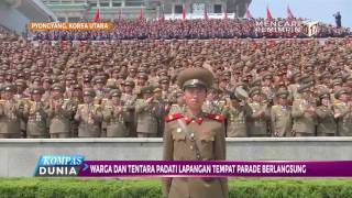 Korea Utara Pamerkan Persenjataan Baru [upl. by Linson510]