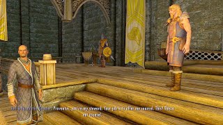 First time I hear this dialog between Proventus Avenicci and Jarl Balgruuf [upl. by Yellat]