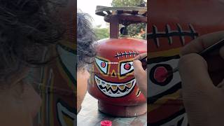 I Wasted My Cylinder 👿 shorts paint halloween trending [upl. by Renraw]