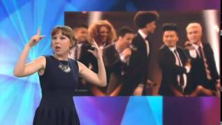 Basim  Cliche Love Song  Sign language edition  Eurovision 2014  Denmark [upl. by Yenettirb]