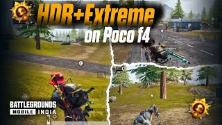 Testing🔥HDREXTREME on Poco F4 🥵 Gameplay  lag heating [upl. by Sadoff100]