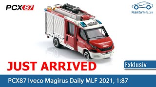 PCX87  Just Arrived 187 Iveco Magirus Daily MLF fire department Deutz 2021 [upl. by Kcirdlek]