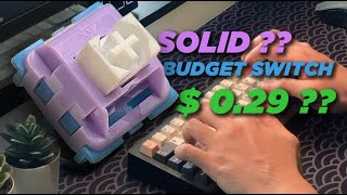 Budget Solid Switch   KTT Blue Jacaranda [upl. by Karilynn]