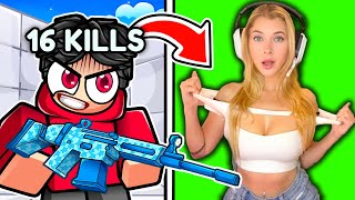 1 KILL  REMOVE 1 CLOTHING in Roblox Rivals [upl. by Acireit]