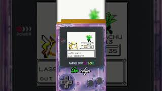 One step closer to the EDGE gameboycolor pokemon nintendo [upl. by Ajad534]