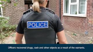 Officers tackling drugs activity in Loughborough and Anstey [upl. by Adnohsirk]