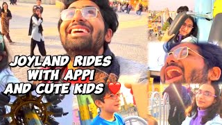 Joyland rides py kiya fun 🎢  Wonderland  Funworld  Vlog [upl. by Sevy]