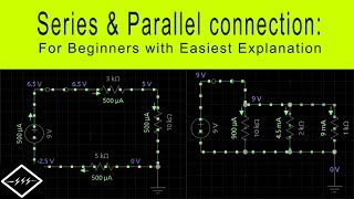 Series and parallel connection For beginners with easiest explanation  TheElectricalGuy [upl. by Atauqal]