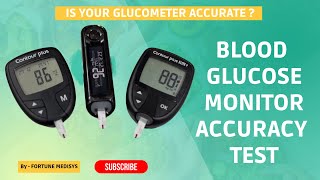 bloodglucose monitor accuracy test How accurate is your glucometer diabetes contour bgm part1 [upl. by Roddie]