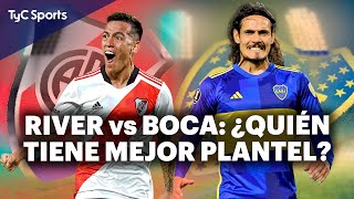 RIVER vs BOCA ¿QUIÉN TIENE MEJOR EQUIPO ⚽ SUPERCLÁSICO  ANÁLISIS DE DATOS PUESTO POR PUESTO 🔥 [upl. by Hein]