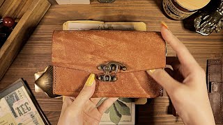 ASMR Decorating Vintage Journal 📜 빈티지 다꾸 Scrapbooking  Junk Journaling Ideas  hwaufranc [upl. by Brownson]