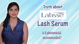 Eyelash growth serum Latisse review  Latisse eyelash serum review  Truth about Latisse [upl. by Cott975]