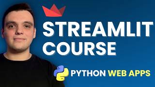 Streamlit Crash Course Build DataDriven Python Web Apps in Minutes Beginner Friendly Tutorial [upl. by Atnicaj310]