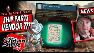 Ship Parts Merchant Coming Soon   New Poster Decal In No Mans Sky QS Store NMS Speculation News [upl. by Adnilrem111]