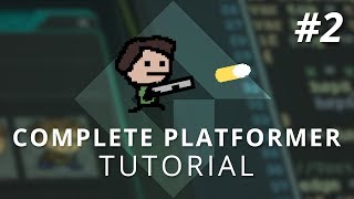 GameMaker Studio 2 Complete Platformer Tutorial Part 2 Animated Player [upl. by Paynter162]