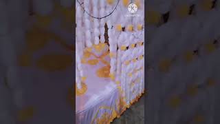 Chandni Design Suhag LariBed DecorationBed hanging bedhangi beddecorroomdecor [upl. by Swetiana]