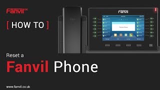 Howto Reset a Fanvil Phone [upl. by Aikahs392]