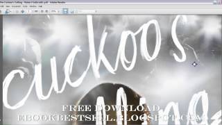 The Cuckoos Calling Ebook Audiobook  FREE Download  PDF  MOBI  EPUB [upl. by Idnahk167]