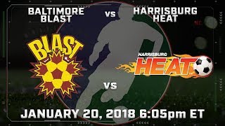 Baltimore Blast vs Harrisburg Heat [upl. by Eetsirk]