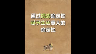 通过挑战确定性，赋予生活更大的确定性 [upl. by Ailadgim]