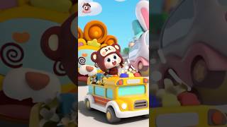 Wheels on the Bus  Learn Animals youtubeshorts shorts [upl. by Bohlen]