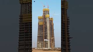 The 1KM Jeddah Tower Resumes Construction [upl. by Larena679]