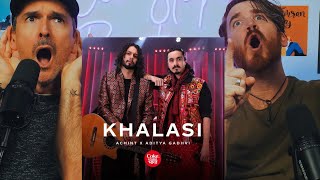 Coke Studio Bharat  Khalasi  Aditya Gadhvi x Achint REACTION [upl. by Annaerb]