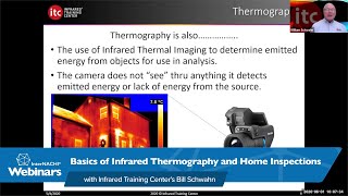 Basics of Infrared Thermography and Home Inspections with Infrared Training Centers Bill Schwahn [upl. by Norene]