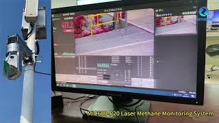 MIC600P20 Remote Laser Methane Scanner Practical Scenario Application [upl. by Dillie]